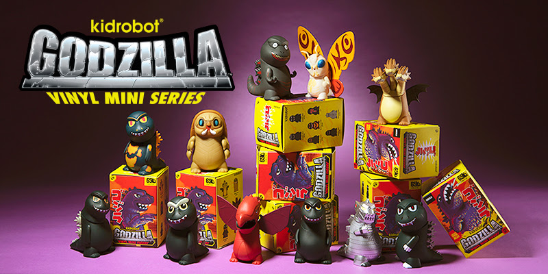 kidrobot godzilla mini series