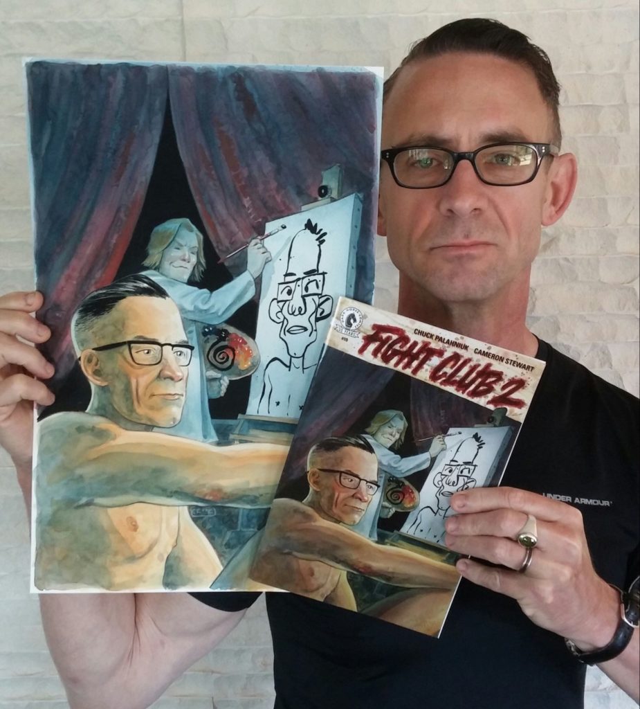 Chuck Palahniuk Auctioning Off Fight Club 2 Art To Help With Friend's  Cancer Surgery – COMICON