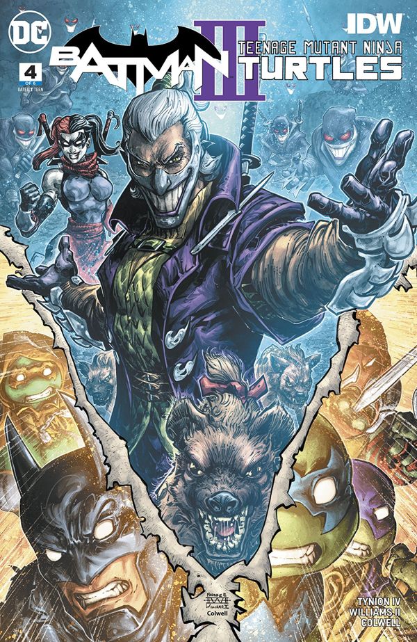 The Joker Rises To Next Level Villainy In Batman / TMNT III #4 – COMICON