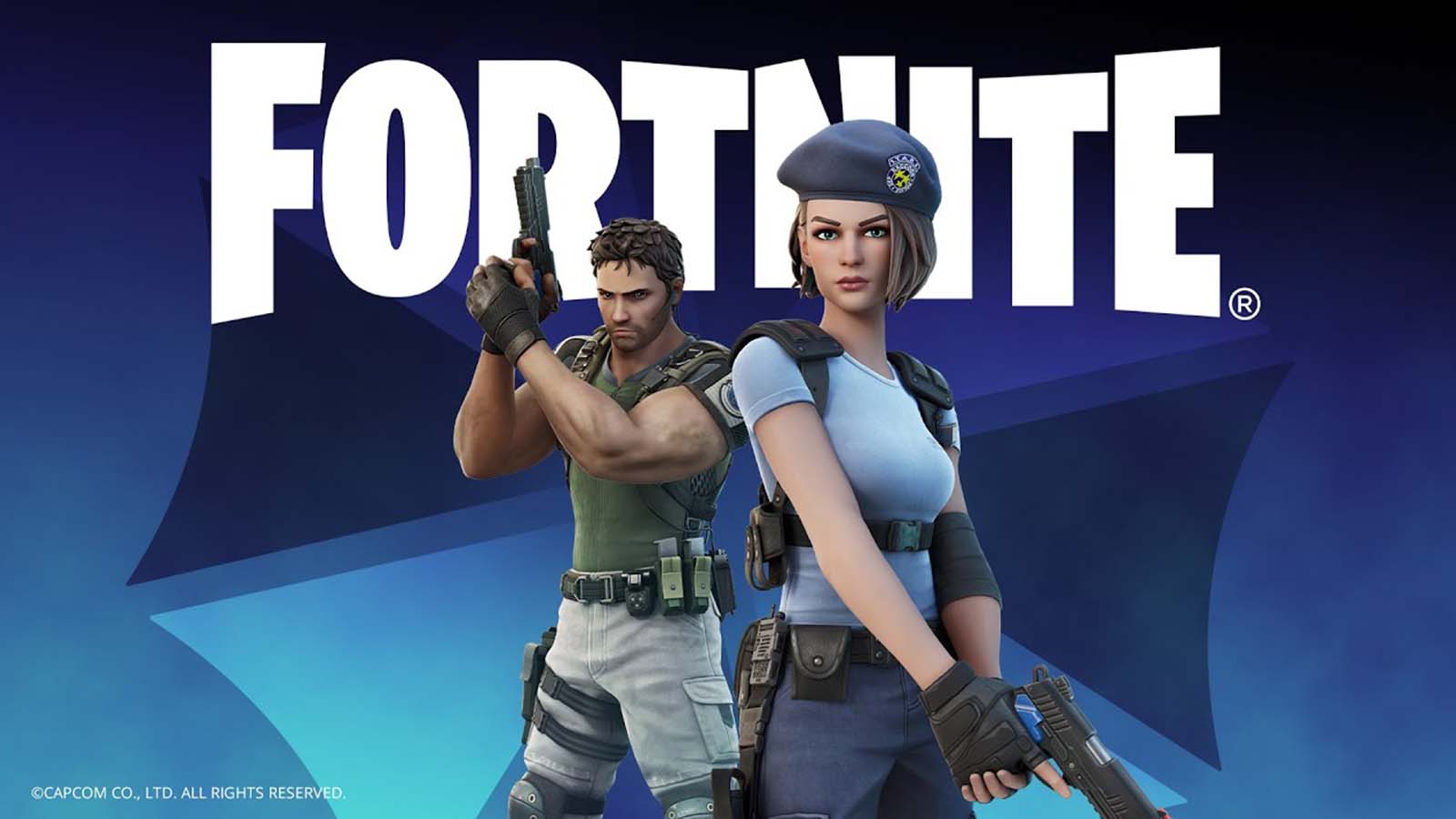 Resident Evils Jill Valentine And Chris Redfield Have Come To Fortnite Comicon