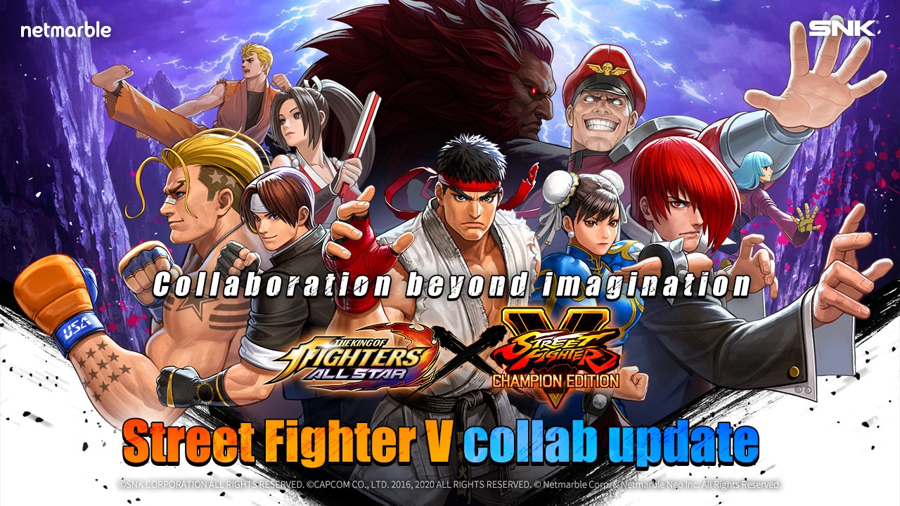 The King of Fighters Allstar'/'Street Fighter V' Crossover Event