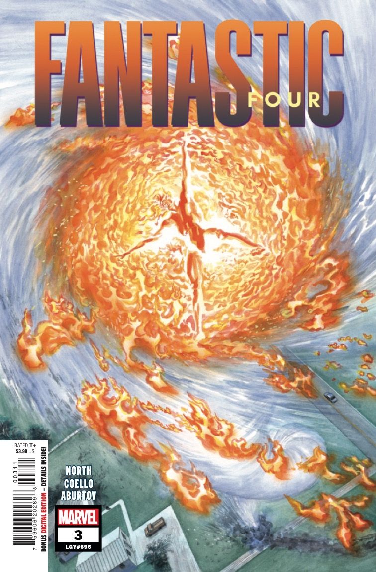 The Human Torch Takes On The Forces Of Nature In ‘Fantastic Four’ #3 ...