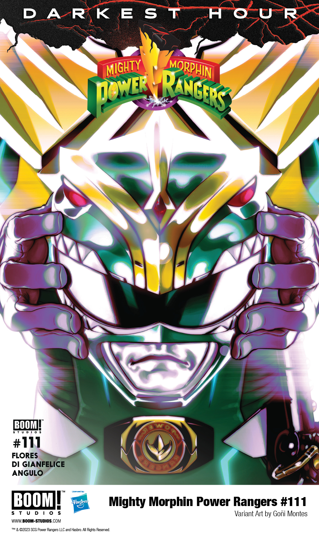 Goñi Montes Draws the Mighty Morphin Power Rangers for BOOM