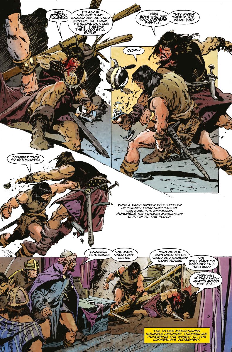 Titan Comics Reveal New Lettered Pages For ‘Conan The Barbarian’ #1 ...