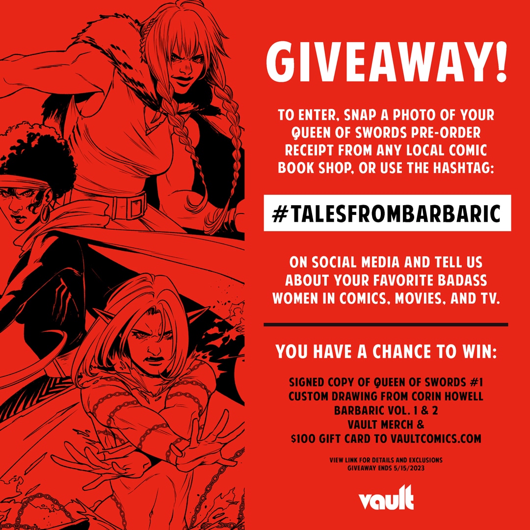 Vault Comics Is Doing A Giveaway Fit For Queen! – COMICON