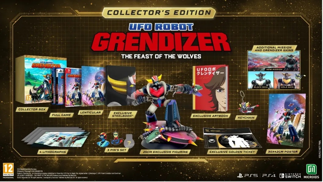 UFO ROBOT GRENDIZER: The Feast of the Wolves Trailer (2023) 
