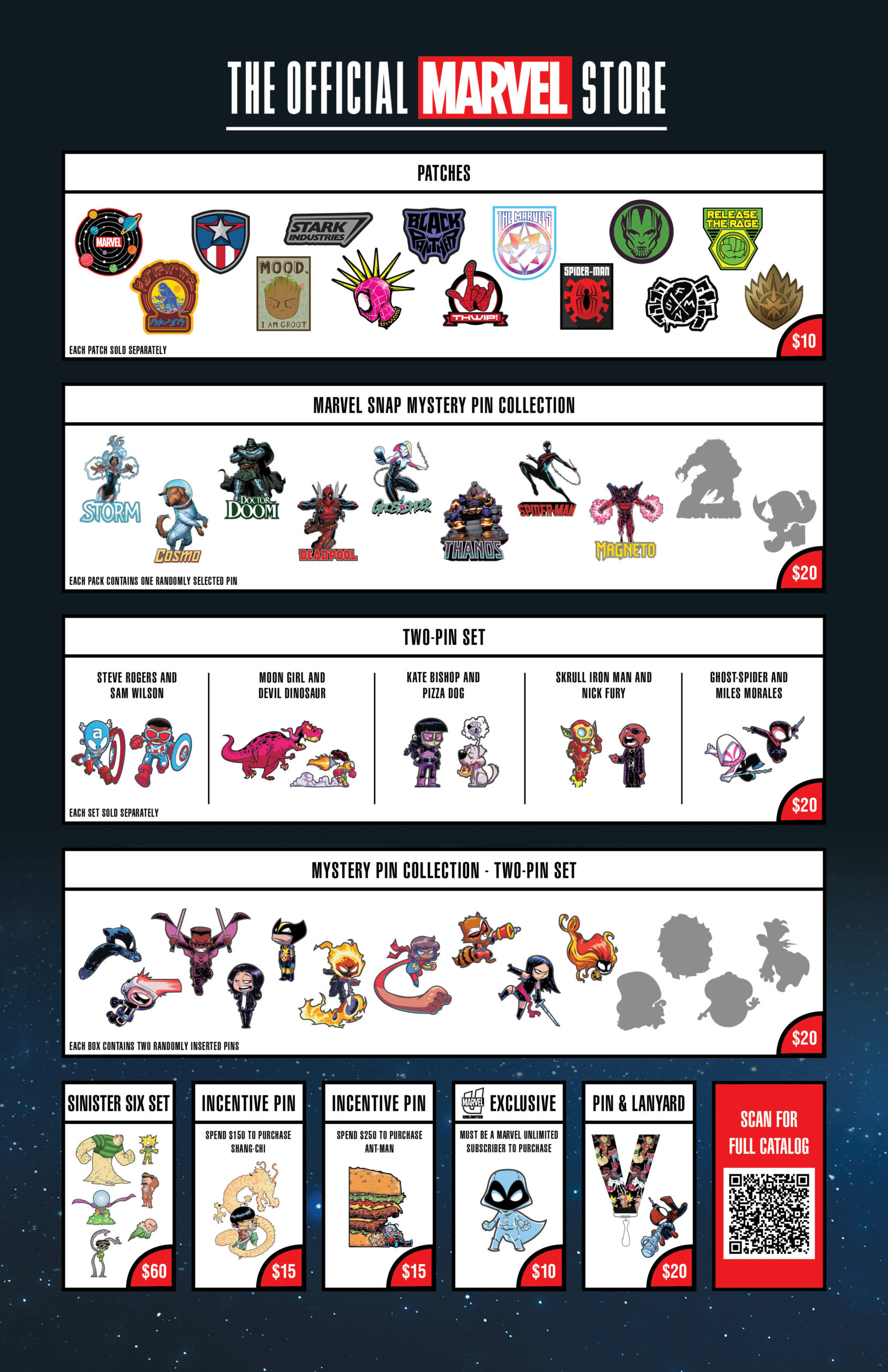 Marvel Nycc Merch Menu Page 3 1 Comicon