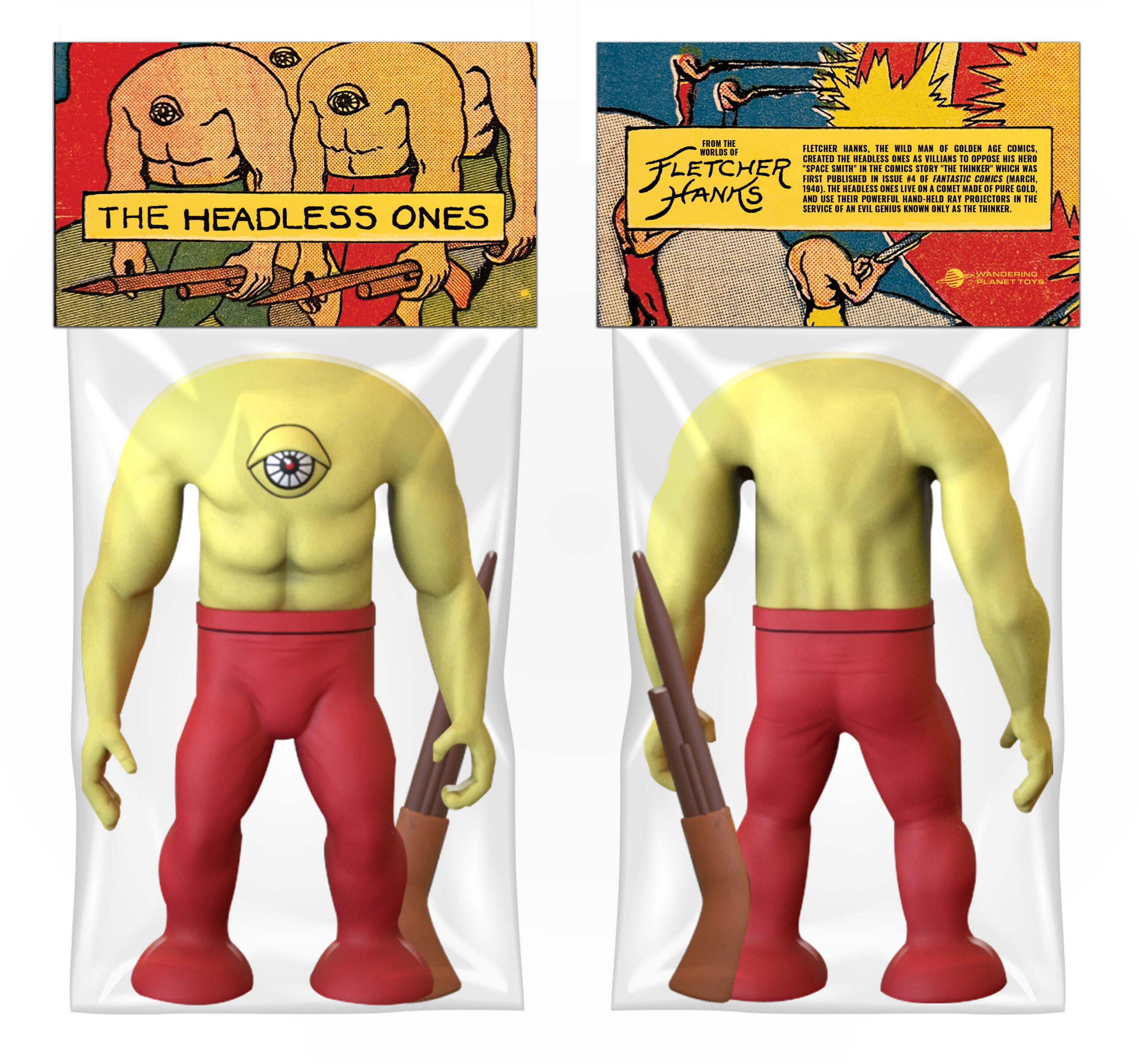 Wandering Planet Toys Announces Fletcher Hanks 'The Headless