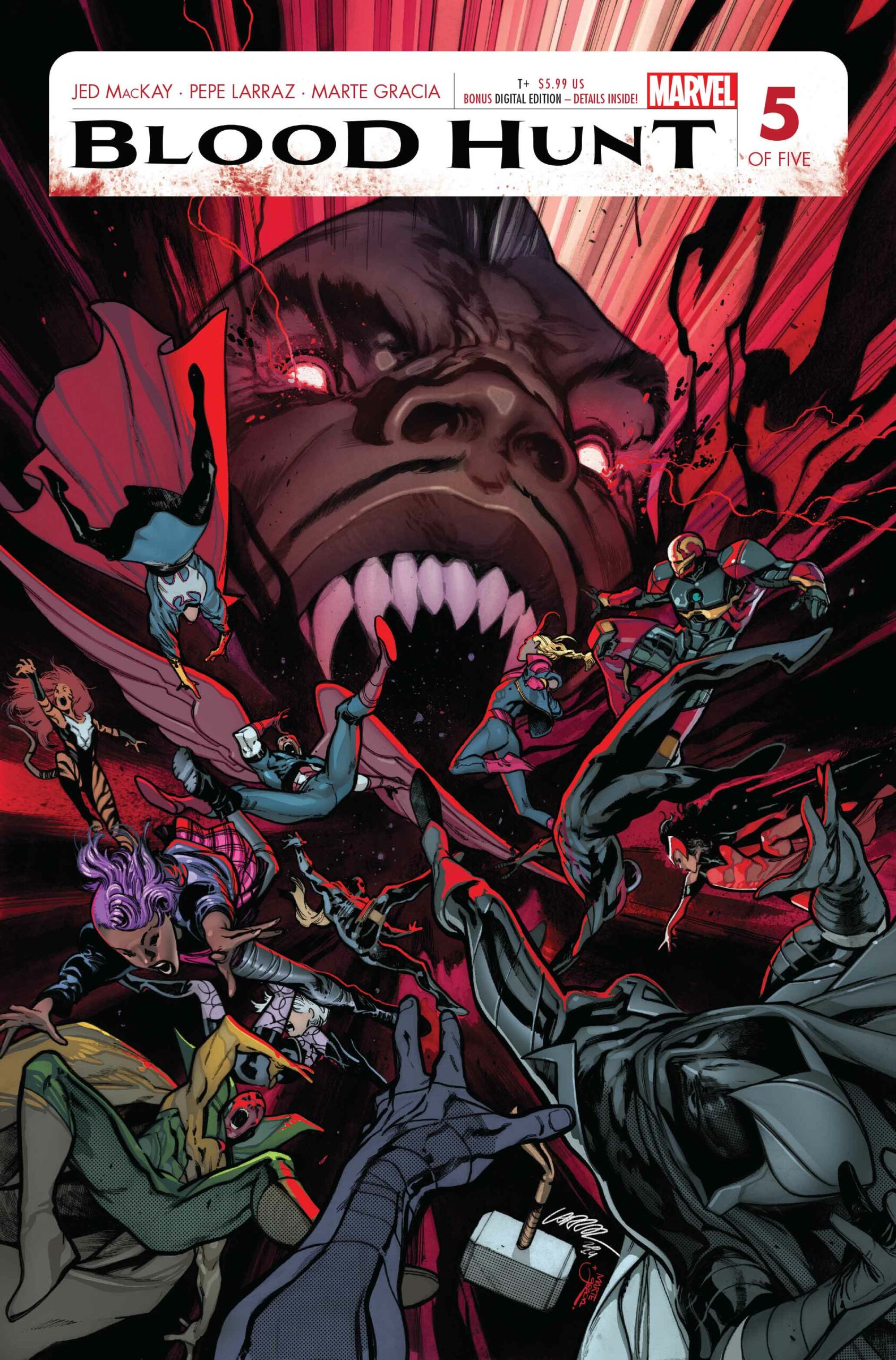 Blood Hunt' Reveals Final Issue Variants As The Marvel Universe