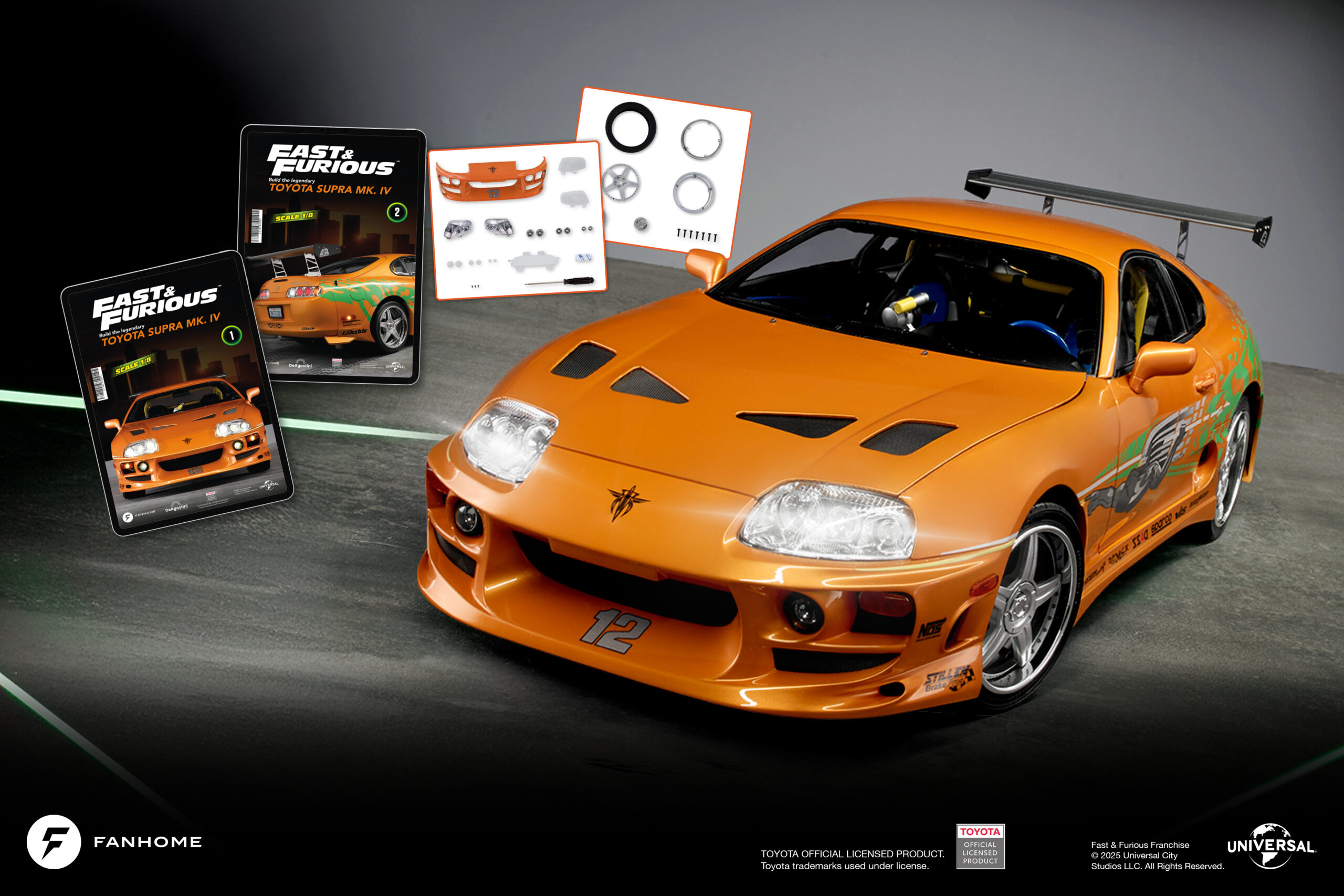 【希少】FAST&amp;FURIOUS TOYOTA SUPRA Amazon.com: Auto Fast + Furious Toyota Supra 1995 Schaal 1