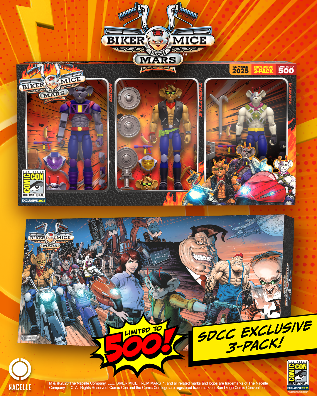 SDCC 2025: The Nacelle Company Offers Exclusive 'Biker Mice From