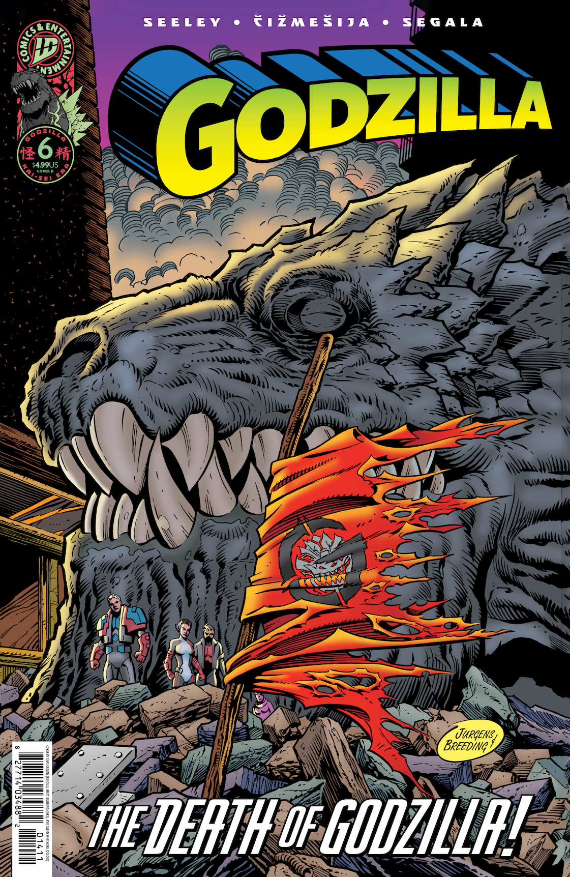 IDW Kills The King Of The Monsters In 'Godzilla' #6 – COMICON